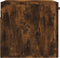 vidaXL - Wandkast - 60x36,5x35 - cm - bewerkt - hout - gerookt - eikenkleurig