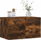 vidaXL - Wandkast - 60x36,5x35 - cm - bewerkt - hout - gerookt - eikenkleurig