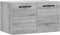 vidaXL - Wandkast - 60x36,5x35 - cm - bewerkt - hout - grijs - sonoma - eikenkleurig