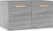 vidaXL - Wandkast - 60x36,5x35 - cm - bewerkt - hout - grijs - sonoma - eikenkleurig