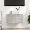 vidaXL - Wandkast - 60x36,5x35 - cm - bewerkt - hout - grijs - sonoma - eikenkleurig