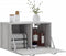 vidaXL - Wandkast - 60x36,5x35 - cm - bewerkt - hout - grijs - sonoma - eikenkleurig