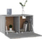 vidaXL - Wandkast - 60x36,5x35 - cm - bewerkt - hout - grijs - sonoma - eikenkleurig
