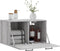 vidaXL - Wandkast - 60x36,5x35 - cm - bewerkt - hout - grijs - sonoma - eikenkleurig