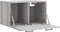 vidaXL - Wandkast - 60x36,5x35 - cm - bewerkt - hout - grijs - sonoma - eikenkleurig