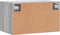 vidaXL - Wandkast - 60x36,5x35 - cm - bewerkt - hout - grijs - sonoma - eikenkleurig