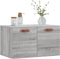 vidaXL - Wandkast - 60x36,5x35 - cm - bewerkt - hout - grijs - sonoma - eikenkleurig