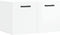 vidaXL - Wandkast - 60x36,5x35 - cm - bewerkt - hout - hoogglans - wit