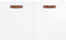 vidaXL - Wandkast - 60x36,5x35 - cm - bewerkt - hout - hoogglans - wit
