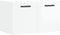 vidaXL - Wandkast - 60x36,5x35 - cm - bewerkt - hout - hoogglans - wit
