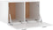 vidaXL - Wandkast - 60x36,5x35 - cm - bewerkt - hout - hoogglans - wit