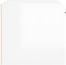 vidaXL - Wandkast - 60x36,5x35 - cm - bewerkt - hout - hoogglans - wit