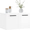 vidaXL - Wandkast - 60x36,5x35 - cm - bewerkt - hout - hoogglans - wit