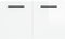 vidaXL - Wandkast - 60x36,5x35 - cm - bewerkt - hout - hoogglans - wit