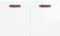 vidaXL - Wandkast - 60x36,5x35 - cm - bewerkt - hout - hoogglans - wit