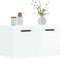 vidaXL - Wandkast - 60x36,5x35 - cm - bewerkt - hout - hoogglans - wit