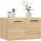 vidaXL - Wandkast - 60x36,5x35 - cm - bewerkt - hout - sonoma - eikenkleurig