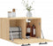 vidaXL - Wandkast - 60x36,5x35 - cm - bewerkt - hout - sonoma - eikenkleurig