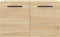 vidaXL - Wandkast - 60x36,5x35 - cm - bewerkt - hout - sonoma - eikenkleurig