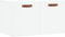 vidaXL - Wandkast - 60x36,5x35 - cm - bewerkt - hout - wit