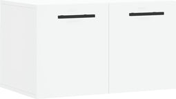 vidaXL - Wandkast - 60x36,5x35 - cm - bewerkt - hout - wit