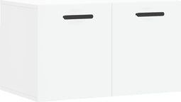 vidaXL - Wandkast - 60x36,5x35 - cm - bewerkt - hout - wit