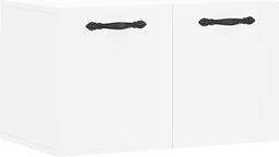 vidaXL - Wandkast - 60x36,5x35 - cm - bewerkt - hout - wit