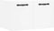 vidaXL - Wandkast - 60x36,5x35 - cm - bewerkt - hout - wit
