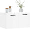 vidaXL - Wandkast - 60x36,5x35 - cm - bewerkt - hout - wit