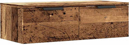 vidaXL - Wandkast - 68x30x20 - cm - bewerkt - hout - artisanaal - eikenkleurig