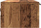 vidaXL - Wandkast - 68x30x20 - cm - bewerkt - hout - artisanaal - eikenkleurig