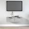 vidaXL - Wandkast - 68x30x20 - cm - bewerkt - hout - betongrijs