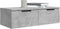 vidaXL - Wandkast - 68x30x20 - cm - bewerkt - hout - betongrijs