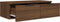 vidaXL - Wandkast - 68x30x20 - cm - bewerkt - hout - bruineikenkleurig