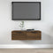 vidaXL - Wandkast - 68x30x20 - cm - bewerkt - hout - bruineikenkleurig