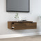 vidaXL - Wandkast - 68x30x20 - cm - bewerkt - hout - bruineikenkleurig
