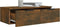 vidaXL - Wandkast - 68x30x20 - cm - bewerkt - hout - gerookt - eikenkleurig