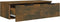 vidaXL - Wandkast - 68x30x20 - cm - bewerkt - hout - gerookt - eikenkleurig