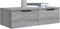 vidaXL - Wandkast - 68x30x20 - cm - bewerkt - hout - grijs - sonoma - eikenkleurig