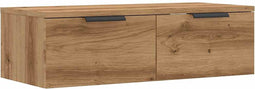 vidaXL - Wandkast - 68x30x20 - cm - bewerkt - hout - oud - houtkleurig