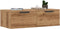 vidaXL - Wandkast - 68x30x20 - cm - bewerkt - hout - oud - houtkleurig