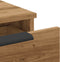 vidaXL - Wandkast - 68x30x20 - cm - bewerkt - hout - oud - houtkleurig