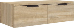 vidaXL - Wandkast - 68x30x20 - cm - bewerkt - hout - sonoma - eikenkleurig