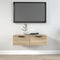 vidaXL - Wandkast - 68x30x20 - cm - bewerkt - hout - sonoma - eikenkleurig