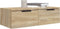 vidaXL - Wandkast - 68x30x20 - cm - bewerkt - hout - sonoma - eikenkleurig