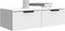 vidaXL - Wandkast - 68x30x20 - cm - bewerkt - hout - wit