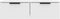 vidaXL - Wandkast - 68x30x20 - cm - bewerkt - hout - wit