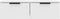 vidaXL - Wandkast - 68x30x20 - cm - bewerkt - hout - wit