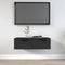 vidaXL - Wandkast - 68x30x20 - cm - bewerkt - hout - zwart