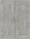 vidaXL - Wandkast - 69,5x32,5x90 - cm - bewerkt - hout - betongrijs